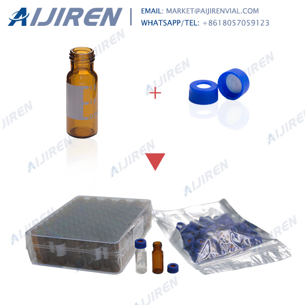 High quality glass vials and caps for hplc